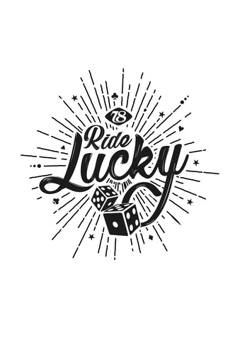Ride Lucky Script Tee x Dan Smith NEW