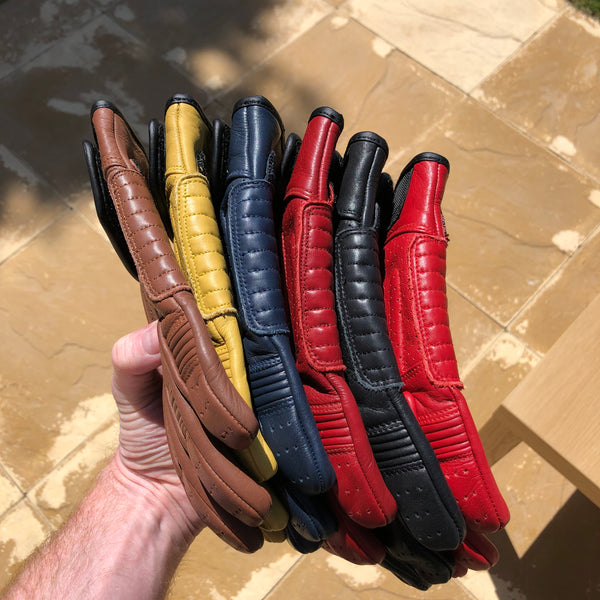 Cool colourful motorcycle gloves by 78 motor company